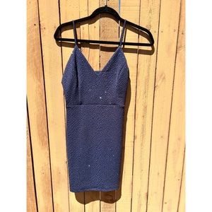 Navy Blue Sparkle Dress